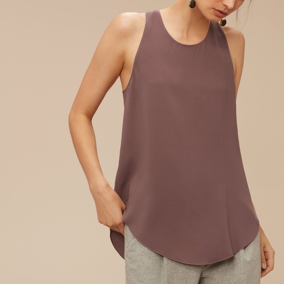 Aritzia Tops - Wilfred Sevres Taupe Sleeveless Top